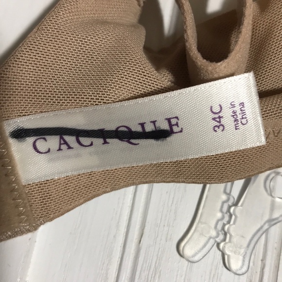 Khaki TShirt Bra 34C straps convert NWT - Picture 3 of 7